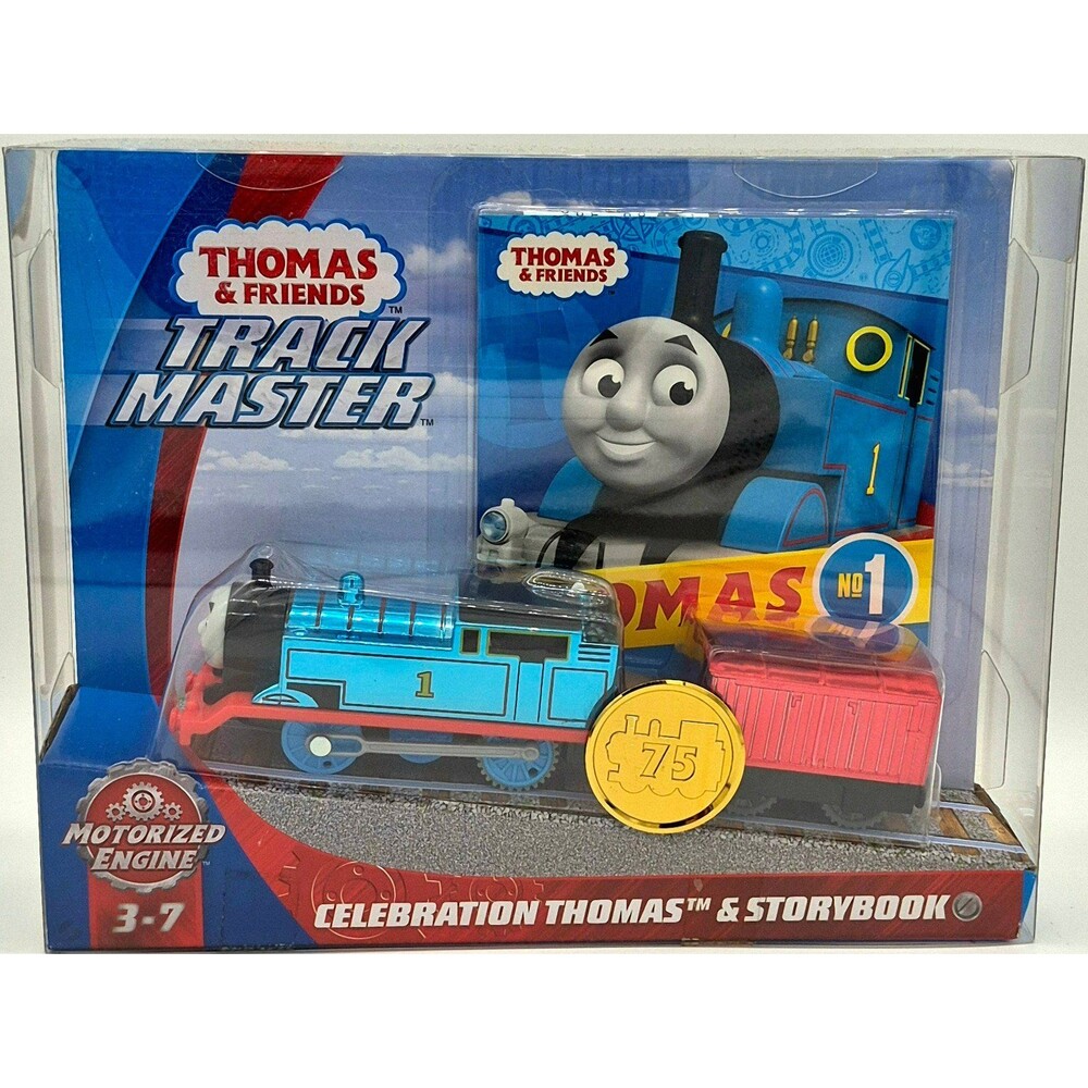 Thomas & Friends TrackMaster Celebration Thomas & Storybook Motorized Engine New